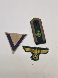 Lot originalt tysk Kriegsmarine/kustenartillerie