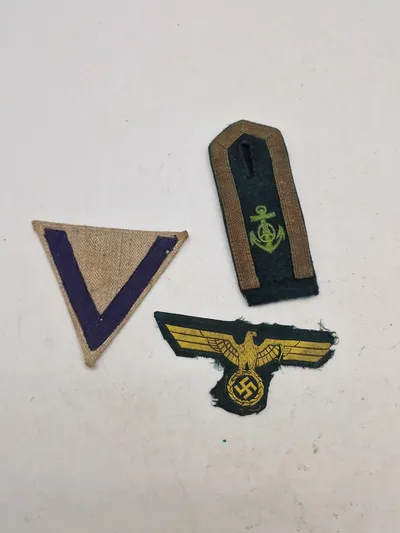 Lot originalt tysk Kriegsmarine/kustenartillerie
