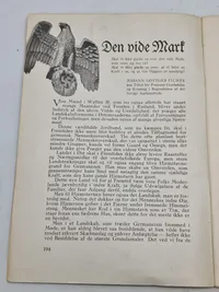 Originalt eks af germanske budstikke 1942