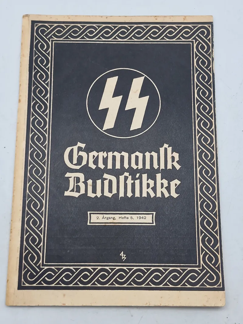 Originalt eks af germanske budstikke 1942