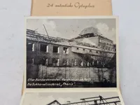 Original billedserie - Bomber over København samt originale granat stumper fra bombardementerne