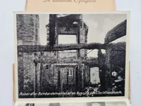 Original billedserie - Bomber over København samt originale granat stumper fra bombardementerne