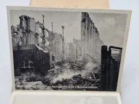 Original billedserie - Bomber over København samt originale granat stumper fra bombardementerne