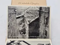 Original billedserie - Bomber over København samt originale granat stumper fra bombardementerne