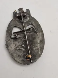 Originalt Panzerkampfabzeichen, Semihollow Daisy Variant A