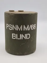 Original personelmine M/66 til undervisningsbrug