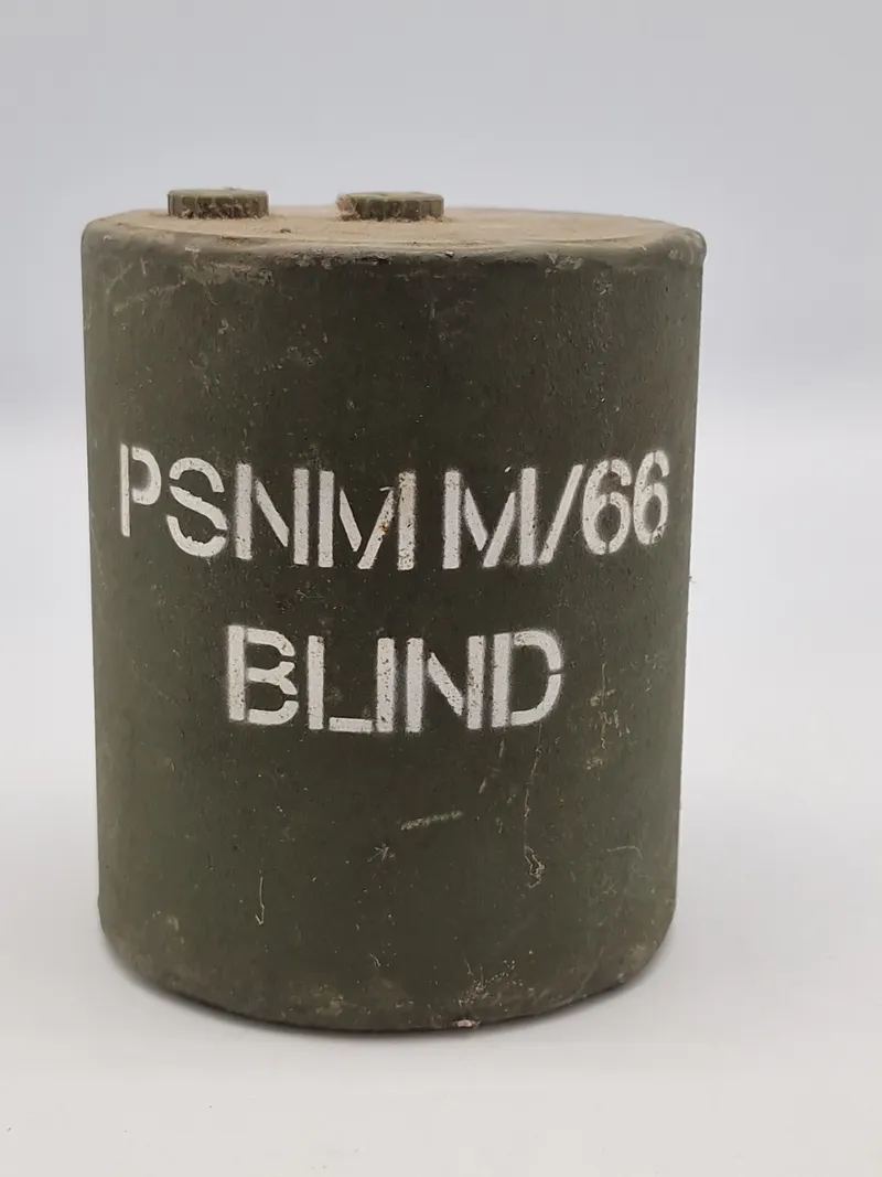 Original personelmine M/66 til undervisningsbrug