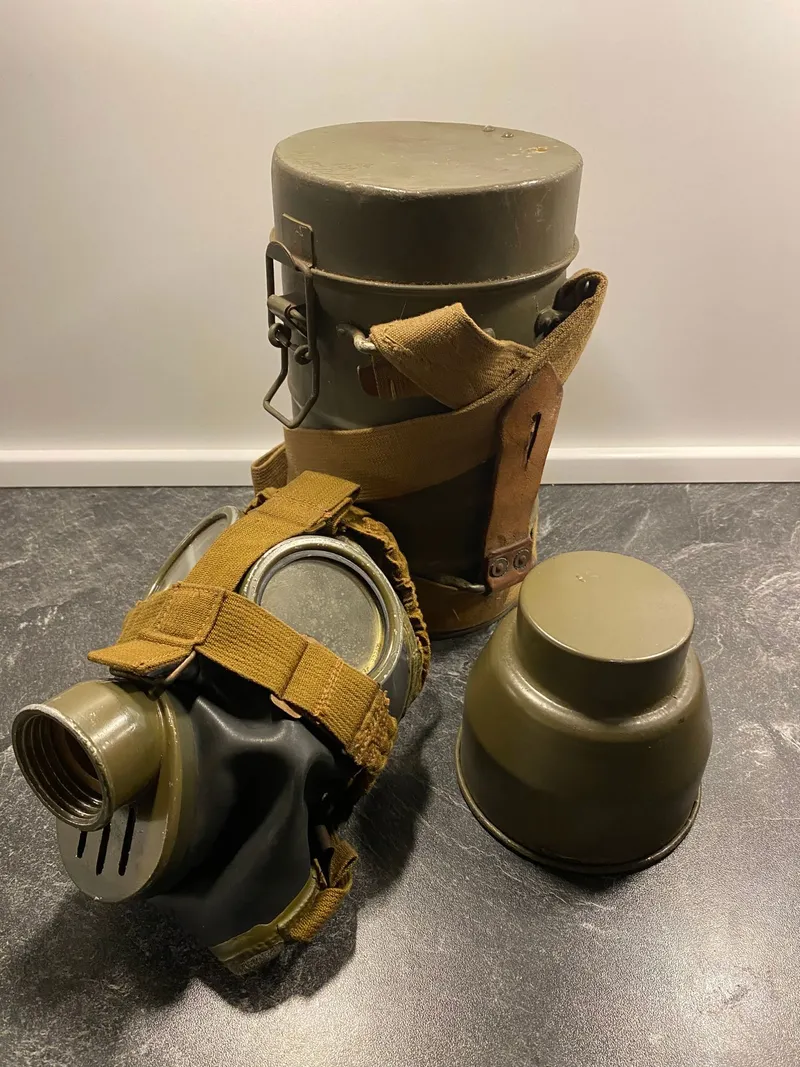Original dansk model 1938/39 gasmaske - Hærens Arsenal