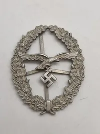 Original Marksmanship Luftwaffe Lanyard 1936 Pattern Badge