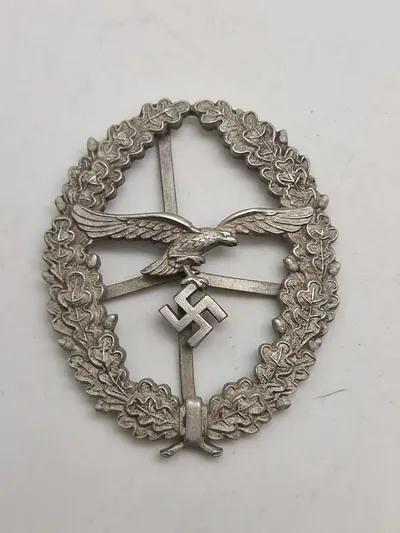 Original Marksmanship Luftwaffe Lanyard 1936 Pattern Badge