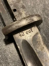 Original tysk K98 bajonet - restaureringsprojekt