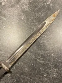 Original tysk K98 bajonet - restaureringsprojekt