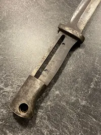 Original tysk K98 bajonet - restaureringsprojekt