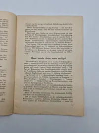 Original ww2 bog - kun folkets vel er landets vel