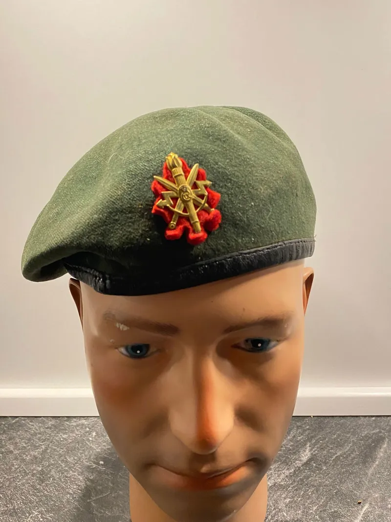 Original grøn baret - telegraf regimentet