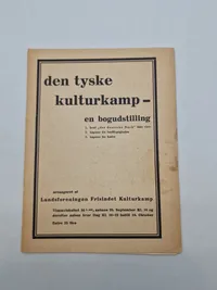 Originalt hæfte - Den tyske kultur kamp