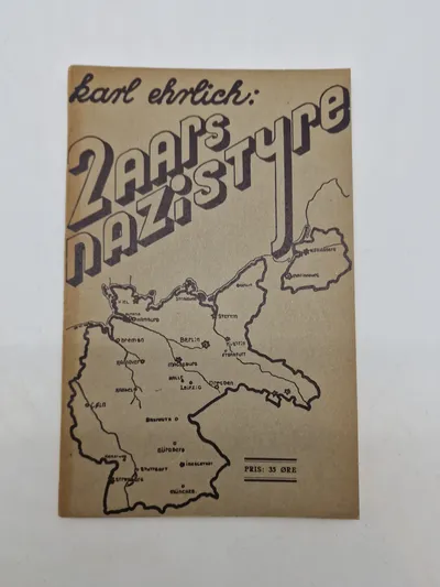Originalt hæfte - 2 års nazistyre