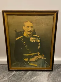 Originalt Kong Christian X portræt billede