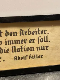 Sjældent originalt billede som har hængt over døren i bl.a. RAD lejre mm.