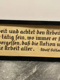 Sjældent originalt billede som har hængt over døren i bl.a. RAD lejre mm.