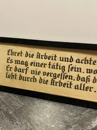 Sjældent originalt billede som har hængt over døren i bl.a. RAD lejre mm.