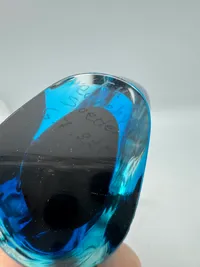 Original svensk glasfigur med signatur