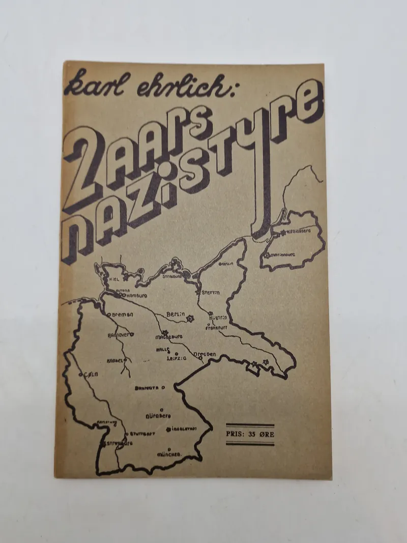 Originalt hæfte - 2 års nazistyre