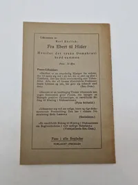 Originalt hæfte - 2 års nazistyre