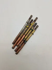 Samling originale timepencils NO 10 i forskellige farvekombinationer - bla nedkastet til modstandsbevægelsen - Deaktiverede