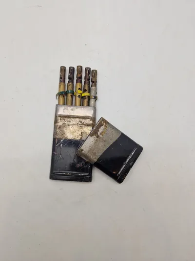 Samling originale timepencils NO 10 i forskellige farvekombinationer - bla nedkastet til modstandsbevægelsen - Deaktiverede