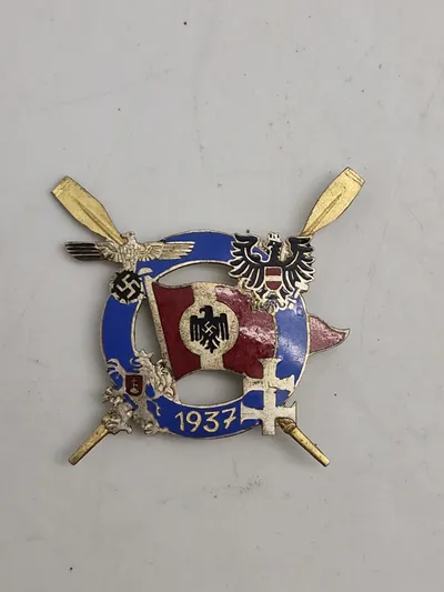 Sjælden original tysk nål fra sejlsportskonkurence i 1937
