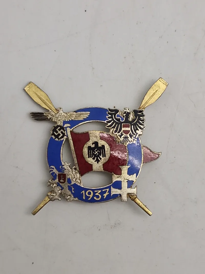 Sjælden original tysk nål fra sejlsportskonkurence i 1937