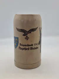 Sjældent originalt ølkrus - Kriegsweihnacht 1940
Fliegerhorst Wiesbaden