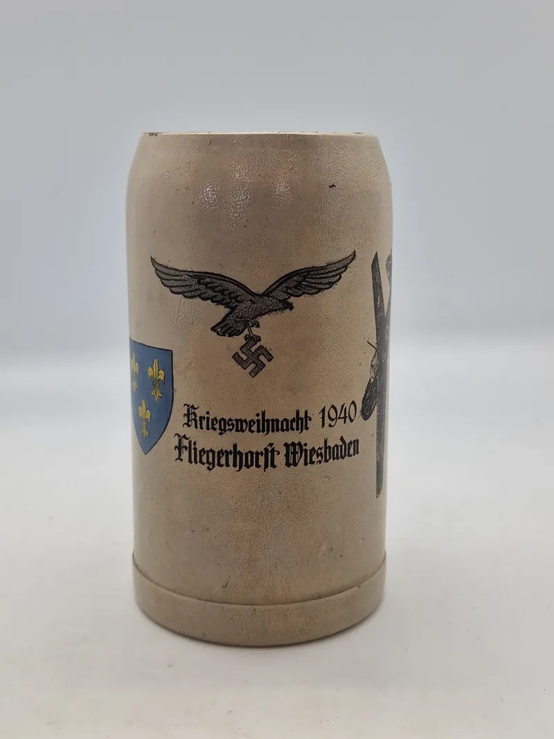 Sjældent originalt ølkrus - Kriegsweihnacht 1940
Fliegerhorst Wiesbaden