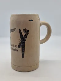 Sjældent originalt ølkrus - Kriegsweihnacht 1940
Fliegerhorst Wiesbaden