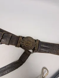 Originalt bælte med skrårem - Burma police