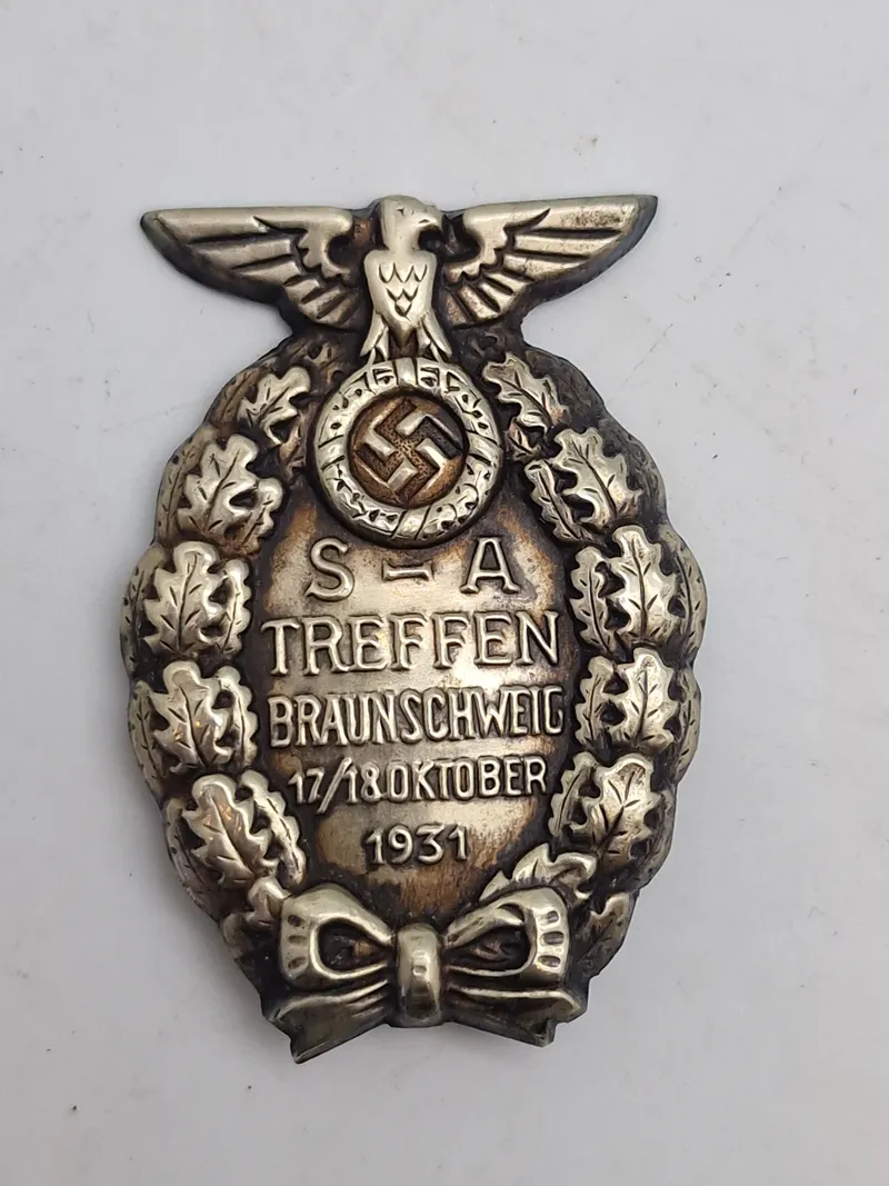 Original SA Braunschweig 1931 badge - sjælden