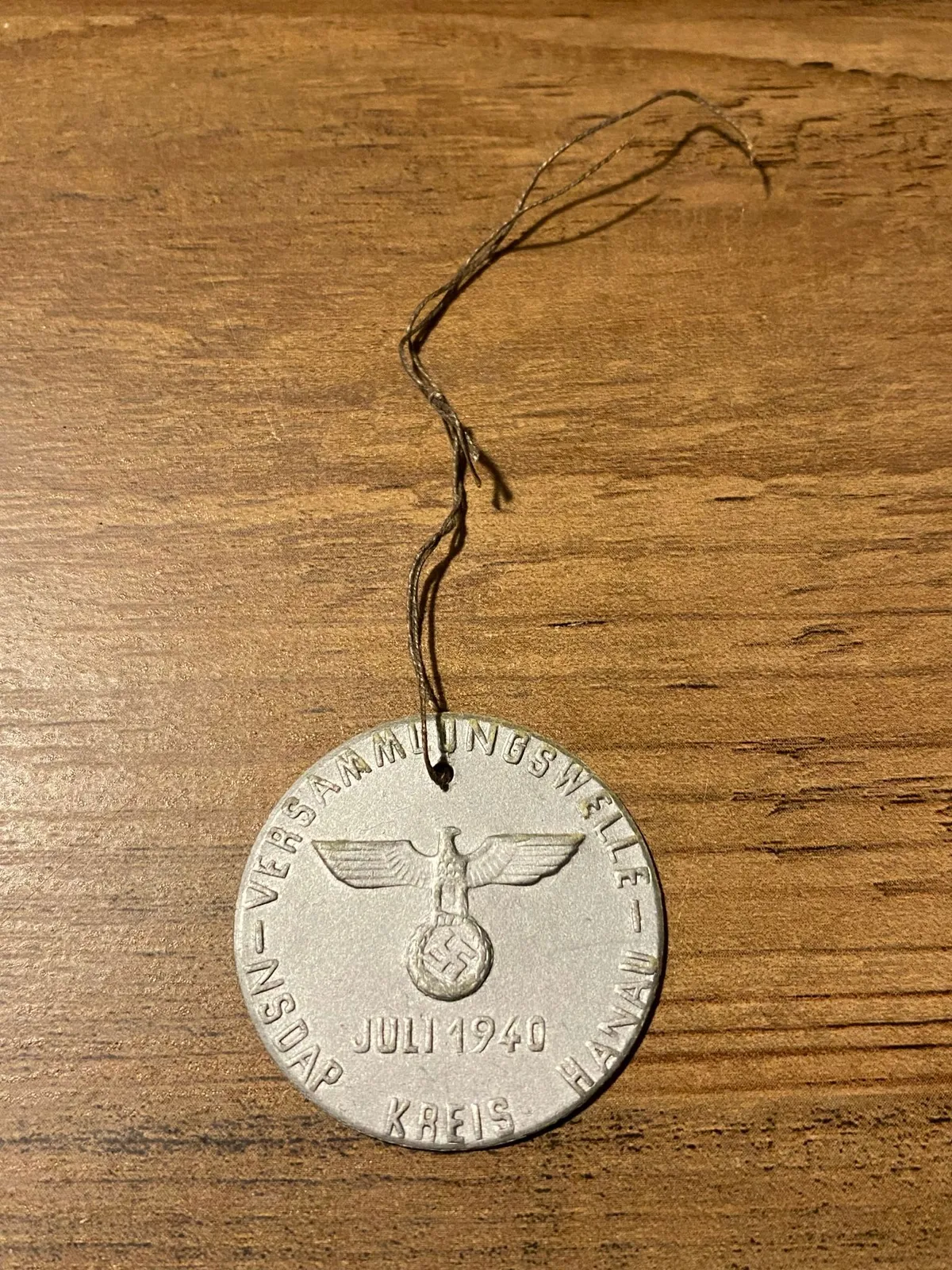 Original NSDAP tinnie - ww2