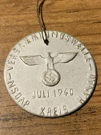 Original NSDAP tinnie - ww2