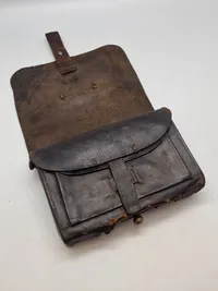 Original amerikansk model 1861 civil war patron taske - sjældent set til salg i dk