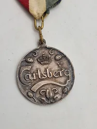 Original Carlsberg sølv medalje