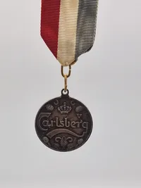 Original Carlsberg sølv medalje