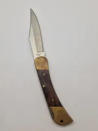 Veludført foldekniv med etui