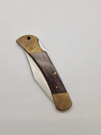 Veludført foldekniv med etui