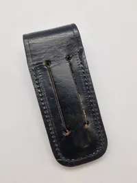 Veludført foldekniv med etui