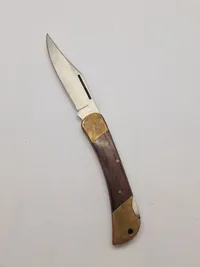 Veludført foldekniv med etui