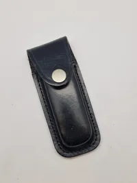 Veludført foldekniv med etui