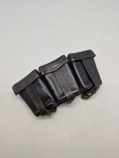 Original tysk tredelt ammunitionstaske - ww2