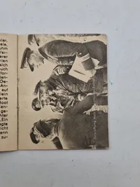 Original tysk mini bog med motiv af en ritterkreuzträger
