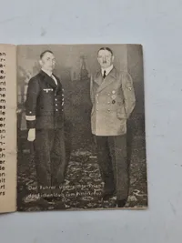 Original tysk mini bog med motiv af en ritterkreuzträger